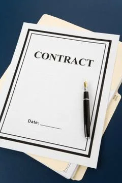 Business Contract Stock Photos