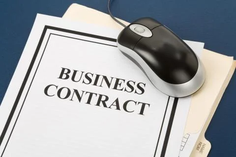 Business Contract Stock Photos