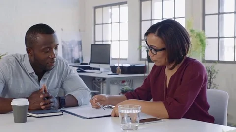 Business contract signing Video stock 73223339