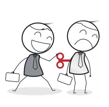 Business control Stock Illustration