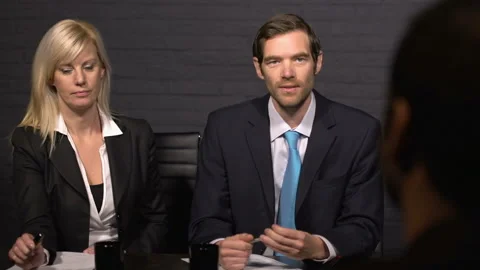 Business  Conversation Stock Footage 210596607