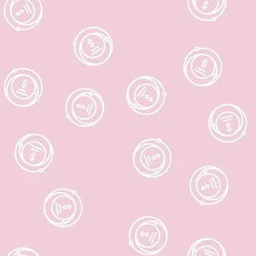 Business core ethics line vector seamless pattern Illustrazione stock