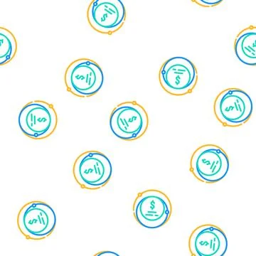 Business core ethics vector seamless pattern Illustrazione stock