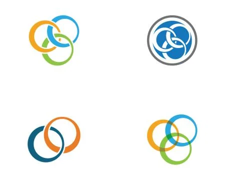 Business corporate abstract unity vector logo Stock Illustration