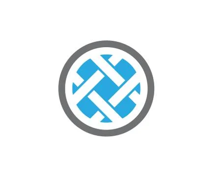 Business corporate abstract unity vector icon Illustrazione stock