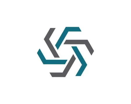Business corporate abstract unity vector logo Illustrazione stock
