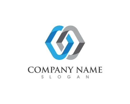 Business corporate abstract unity vector logo Illustrazione stock