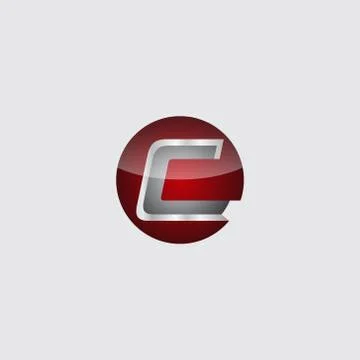 Business corporate initial circle 3d letter c logo design template vector. Re Stock Illustration