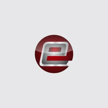 Business corporate initial circle 3d letter e logo design template vector. Re Stock Illustration