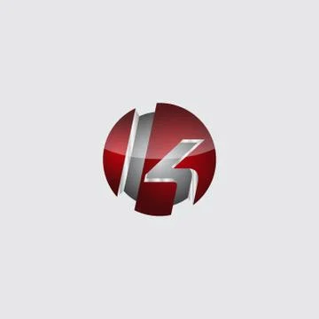 Business corporate initial circle 3d letter k logo design template vector. Re Stock Illustration