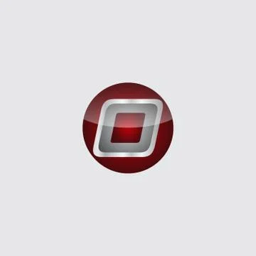 Business corporate initial circle 3d letter o logo design template vector. Re Stock Illustration