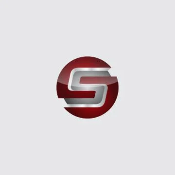 Business corporate initial circle 3d letter s logo design template vector. Re Stock Illustration