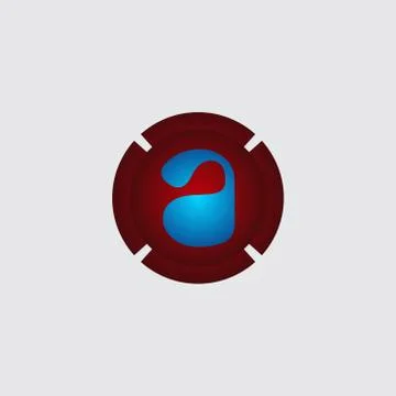Business corporate initial circle 3d letter a logo design template vector. Re Stock Illustration