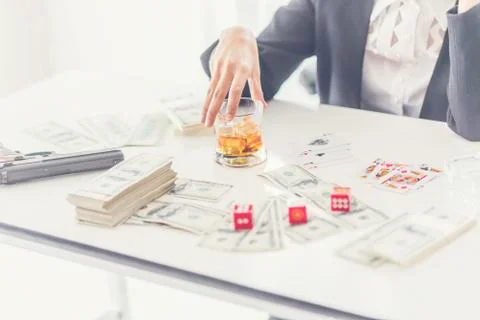 Business corruption concept Foto stock