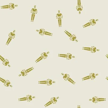 Business courier glyph seamless pattern Stock Illustration