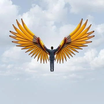 Business Creative Freedom Stock Illustration