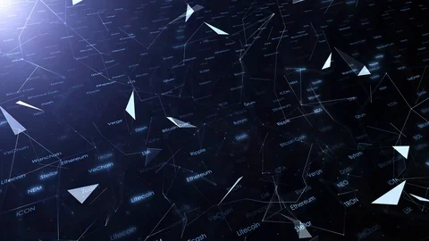 Business cryptocurrency word cloud animation Stock Footage 126067295
