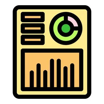 Business dashboard showing key performance indicators with charts and data .. 스톡 일러스트
