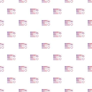 Business data analysis dashboard and infographic seamless pattern Illustrazione stock
