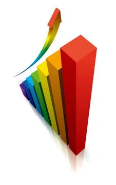 Business data analysis. Enterprise performance report design. Stock Illustration