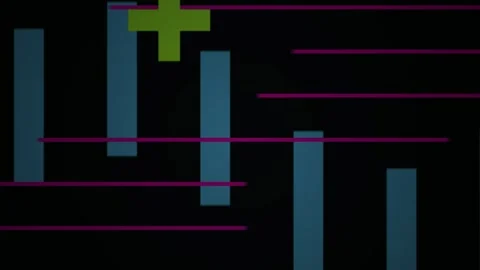 Business data analysis graph chart. Stock Footage 339999730