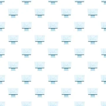 Business data analysis graph seamless pattern background Illustrazione stock