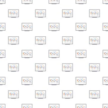 Business data analysis interface statistics pattern wallpaper Stock Illustration