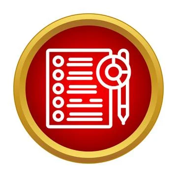 Business data analysis management with report and chart Stock Illustration
