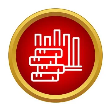 Business data analysis showing financial growth report 库存插图
