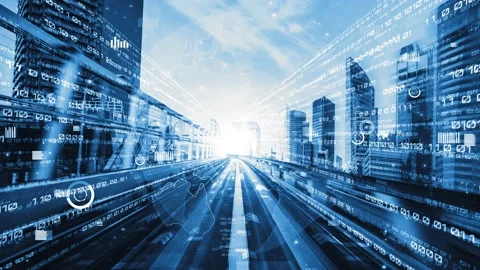 Business data analytic with tacit intelligent software making marketing strategy Stock Footage 168843236