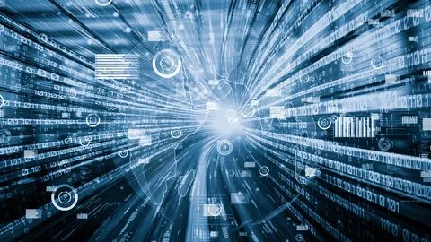 Business data analytic with tacit intelligent software making marketing strategy Stock Illustration