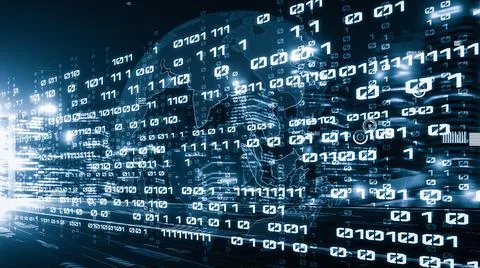 Business data analytic with tacit intelligent software making marketing strategy 库存照片