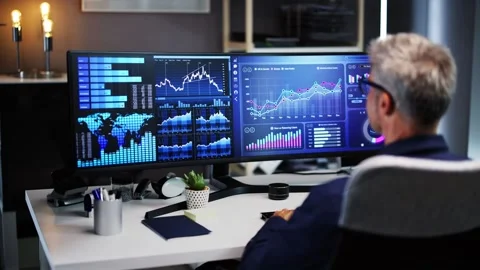Business Data Analytics Dashboard Video stock 251184362