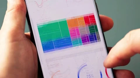 Business Data Analytics Dashboard Video stock 298383412