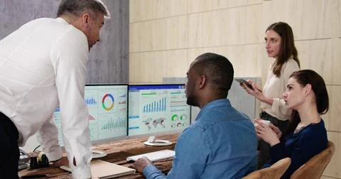 Business Data Analytics Dashboard Stock Photos