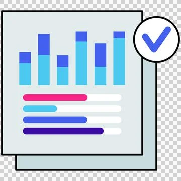 Business data analytics Stock Illustration