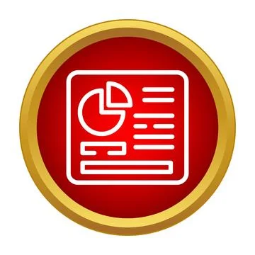 Business data analytics report pie chart icon イラスト素材