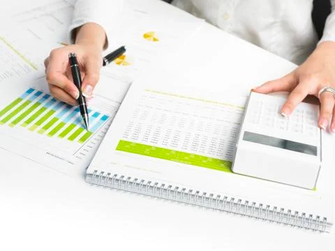 Business Data Analyzing Stock Photos