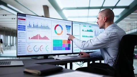 Business Data Audit Spreadsheet Stock Footage 298402013