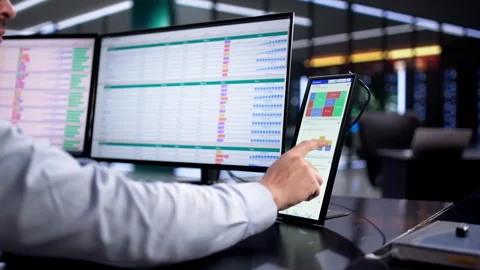 Business Data Audit Spreadsheet Stock Footage 328394371