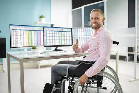 Business Data Audit Spreadsheet Stock Photos