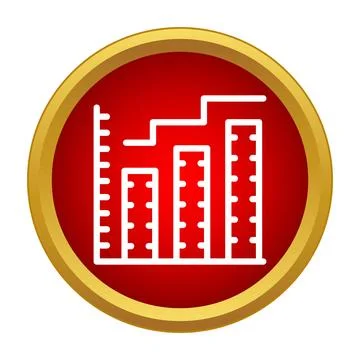 Business data bar chart and line graph reporting Stock Illustration