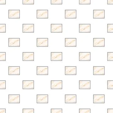 Business data chart graph finance seamless pattern イラスト素材