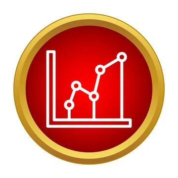 Business data chart showing growth and progress Illustrazione stock