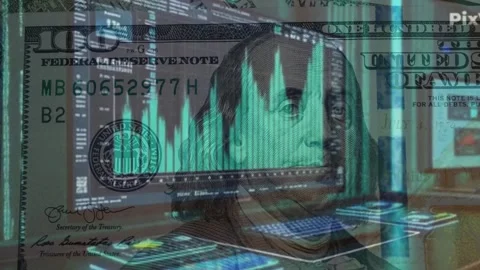 Business data dashboard for dashboard and graphic design. Stock Footage 313654378