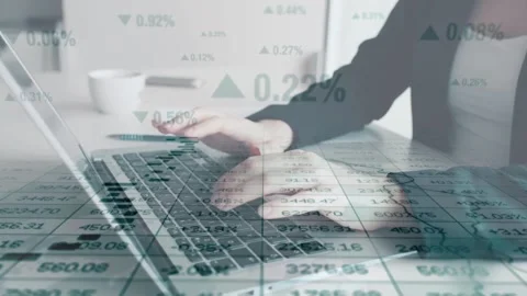 Business data dashboard for dashboard and graphic design. Stock Footage 314630738