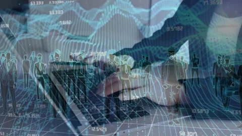 Business data dashboard for dashboard and graphic design. Stock Footage 314631086