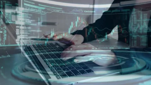 Business data dashboard for dashboard and graphic design. Stock Footage 314631299