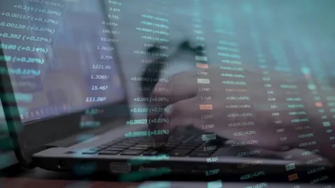 Business data dashboard for dashboard and graphic design. Stock Footage 316887688