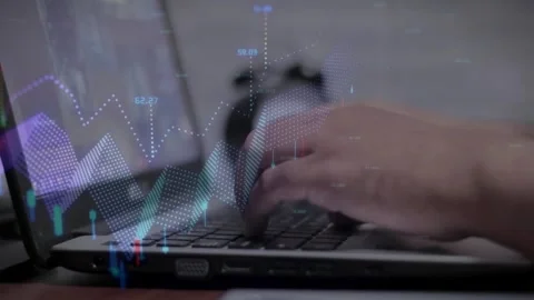 Business data dashboard for dashboard and graphic design. Stock Footage 316887708